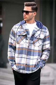 Рубашка Madmext, индиго