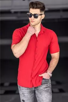 Рубашка Madmext, красный