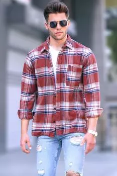 Рубашка Madmext, красный