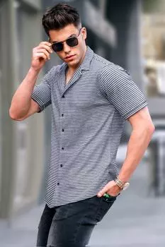 Рубашка Madmext, серый