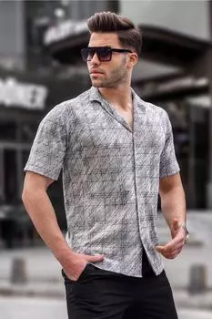 Рубашка Madmext, серый