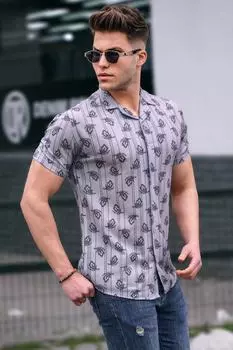 Рубашка Madmext, серый