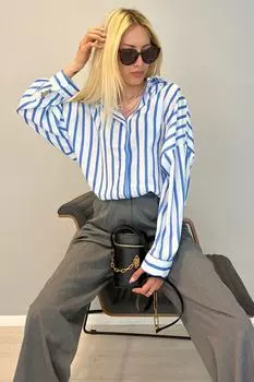 Рубашка Madmext, синий