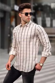 Рубашка Madmext, сиреневый