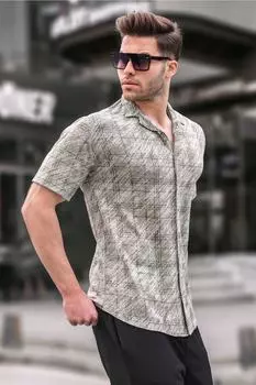 Рубашка Madmext, зеленый