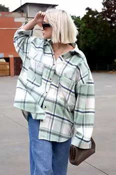 Рубашка Madmext, зеленый