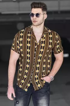 Рубашка Madmext, желтый