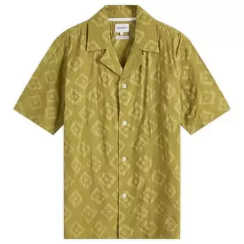 Рубашка Mads батик для отпуска Norse Projects, зеленый