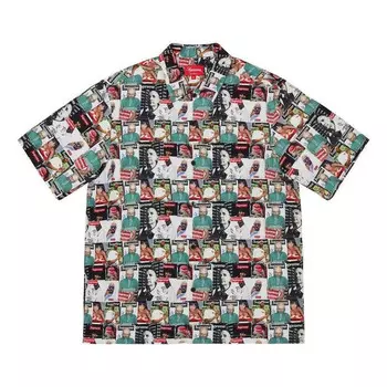 Рубашка magazine s/s shirt 'multi-color' Supreme, мультиколор