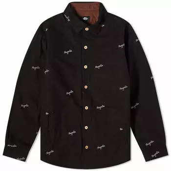 Рубашка Magenta Scribe Overshirt, черный