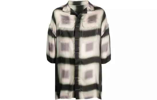 Рубашка Magnum Oversize с коротким рукавом Rick Owens, цвет Multicolor