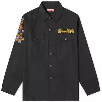 Рубашка Maharishi Lunar Dragon Utility, черный