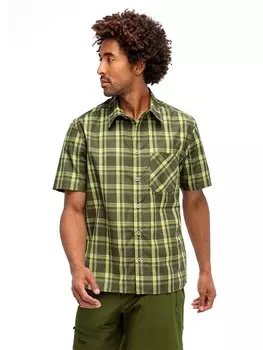 Рубашка Maier Sports Funktionshemd Mauro, цвет Gelb/Khaki