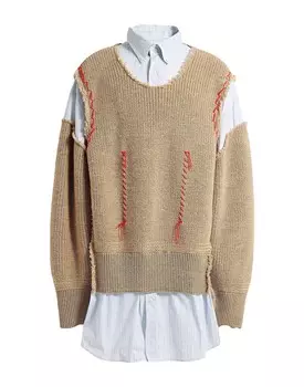 Рубашка Maison Margiela, небесно-голубой