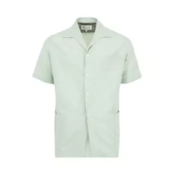 Рубашка Maison Margiela Short-Sleeve Shirt 'Mint', зеленый
