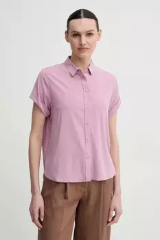 Рубашка MAJAN Samsoe Samsoe, фиолетовый