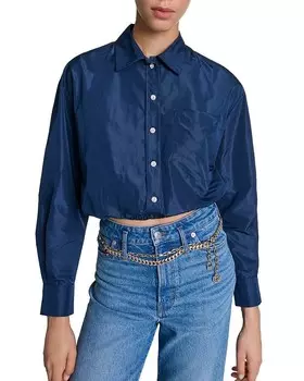 Рубашка Maje Ceta, синий