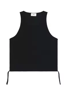 Рубашка-майка с круглым воротником Ami, черный