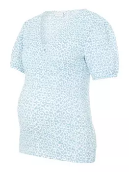 Рубашка Mamalicious Flora, светло-синий