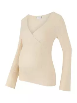 Рубашка MAMALICIOUS, кремовый