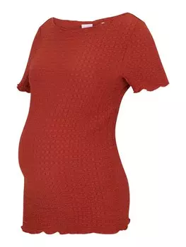 Рубашка MAMALICIOUS MLADINE, цвет Rusty red
