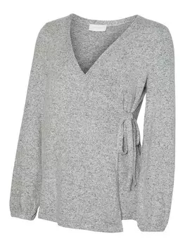 Рубашка MAMALICIOUS MLAlice, светло-серый