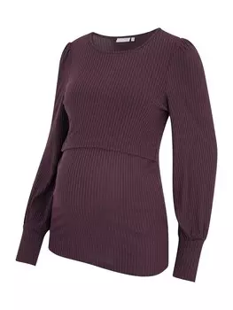 Рубашка MAMALICIOUS MLANNA JUNE, цвет Aubergine