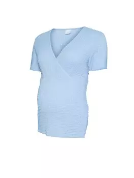 Рубашка MAMALICIOUS NOVA, светло-синий