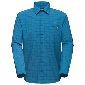 Рубашка Mammut Lenni Longsleeve Shirt, цвет Deep Ice/Marine