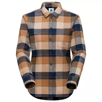 Рубашка Mammut Trovat L/S Shirt, цвет Marine/Savannah