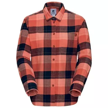 Рубашка Mammut Trovat L/S Shirt, цвет Brick/Black