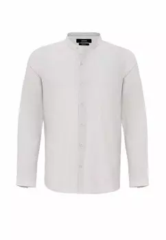 Рубашка MANDARIN COLLAR LONG SLEEVE Antioch, бежевый
