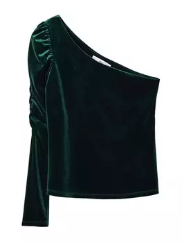 Рубашка MANGO ASIM, темно-зеленый