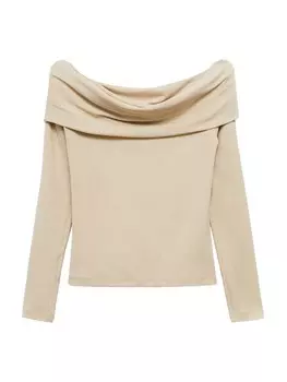 Рубашка MANGO BARDI, песочный