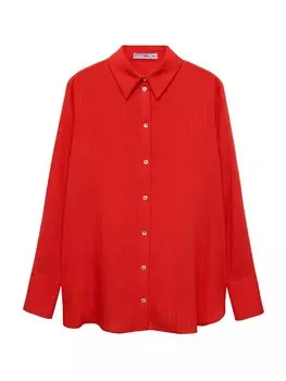 Рубашка MANGO Blouse CELESTIA, цвет bright red
