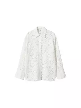 Рубашка MANGO Blouse INMANA, светло-бежевый