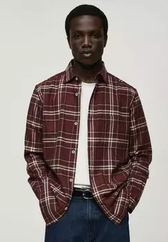 Рубашка Mango, бордовый