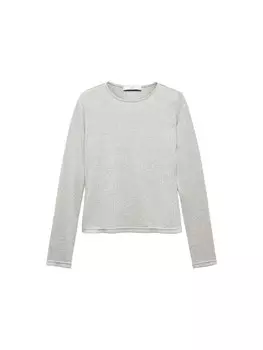 Рубашка MANGO CHICAGO, пестрый серый