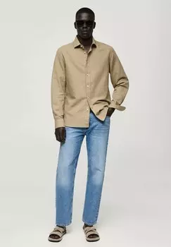 Рубашка Mango, хаки
