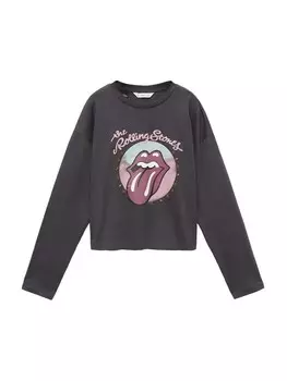 Рубашка MANGO KIDS RSTAR, антрацит