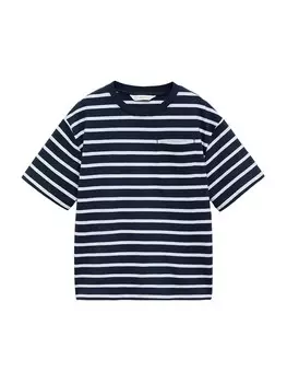 Рубашка MANGO KIDS, темно-синий