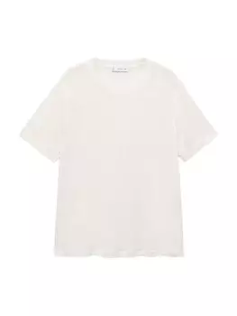 Рубашка MANGO LENU, цвет mottled white