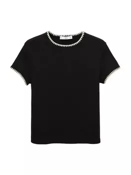 Рубашка MANGO LIRIO, черный