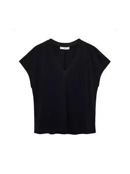 Рубашка MANGO MALBO, черный