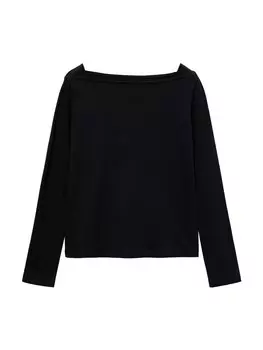 Рубашка MANGO SACO, черный