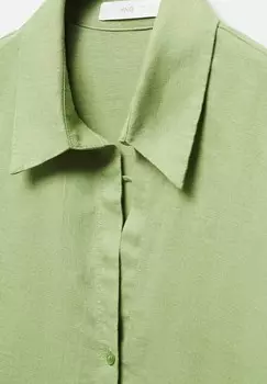 Рубашка Mango, серая