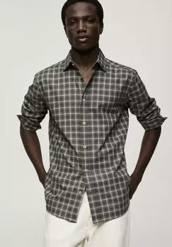 Рубашка Mango, серый