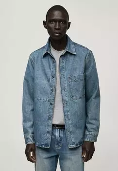 Рубашка Mango, синий