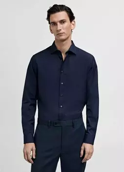 Рубашка Mango, синий