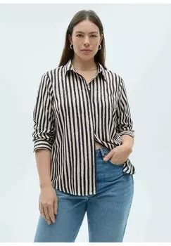 Рубашка Mango, слоновая кость